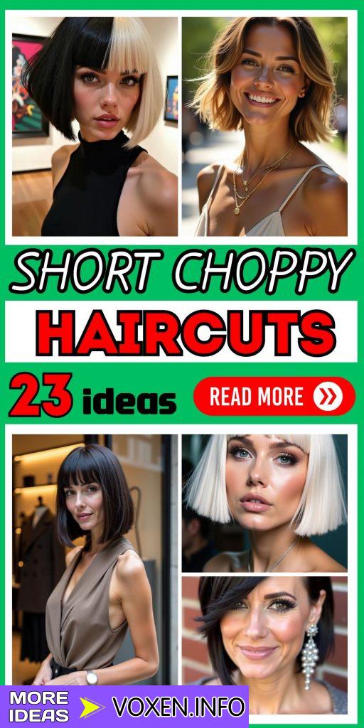 23 Trendy Short Choppy Haircuts for Women with All Hair Types