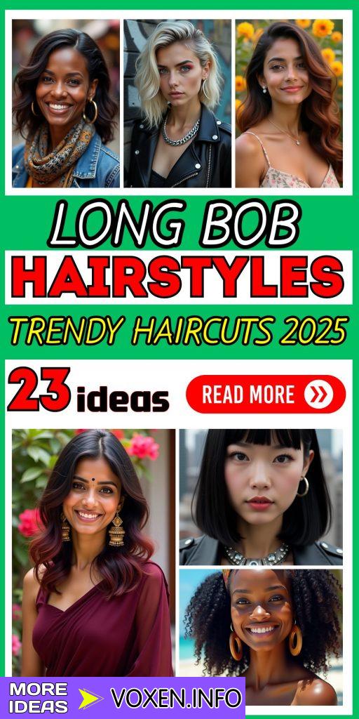 23 Top Long Bob Hairstyles 2025 – Trendy Lobs You’ll Love