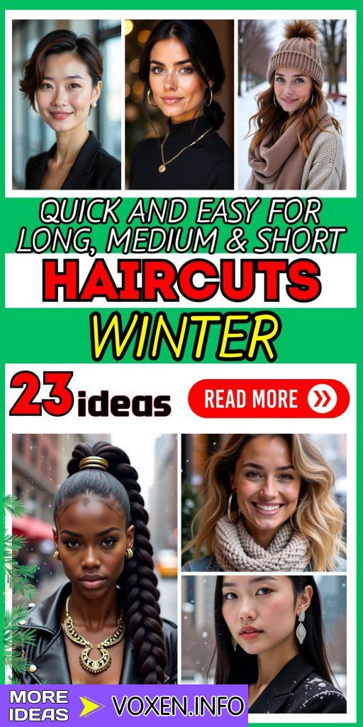 23 Quick and Easy Winter Hairstyles for Long, Medium & Short Hair – Step-by-Step Tutorials