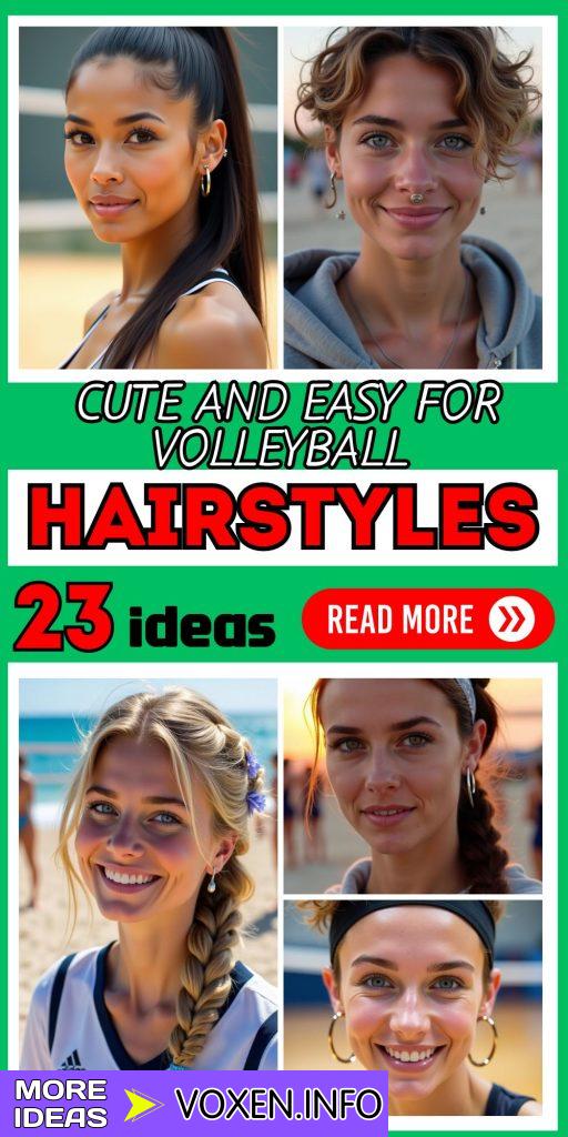 23 Cute and Easy Volleyball Hairstyles for All Hair Lengths