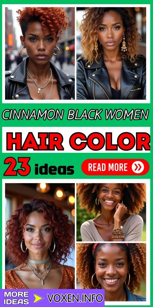 23 Warm Cinnamon Hair Color Ideas for Black Women: From Pixie Cuts to Box Braids