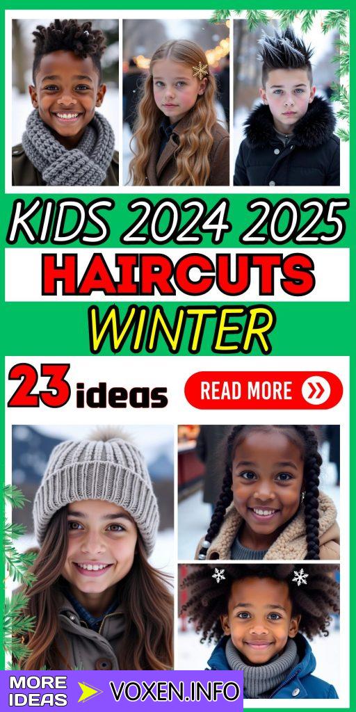 23 Best Winter Hairstyles for Kids 2024-2025: Trendy and Practical Looks for Boys and Girls