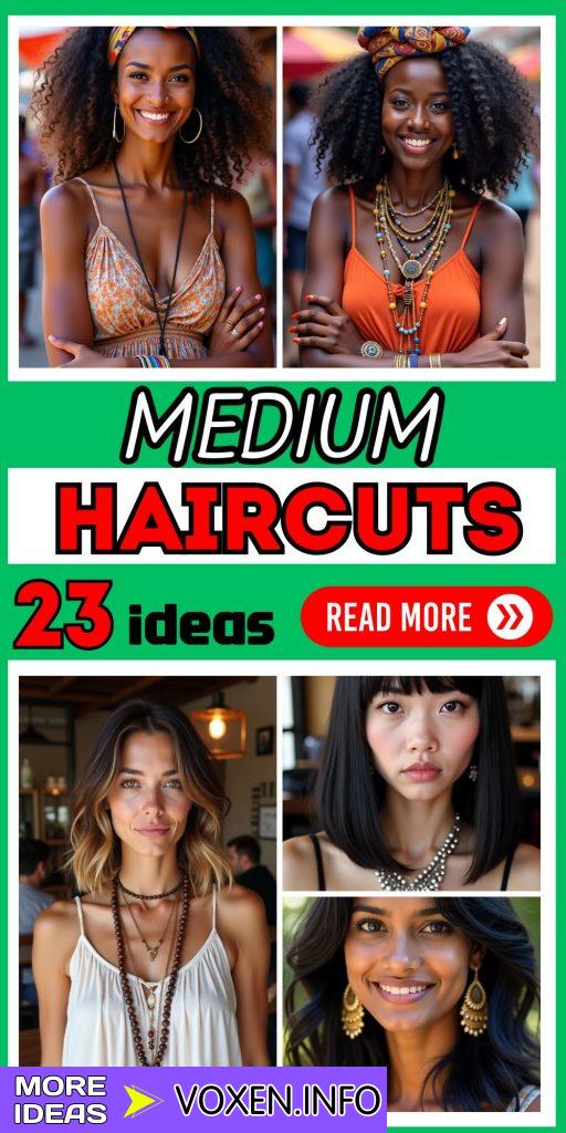 23 Trendy Medium Hair Cuts for Every Face Shape – Perfect Styles for Summer and Beyond