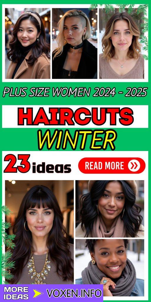 23 Top Winter Haircuts for Plus-Size Women 2024-2025: From Classic Bobs to Edgy Pixie Cuts