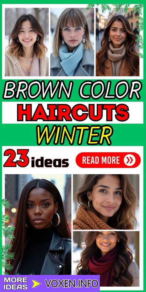 23 Stunning Winter Brown Hair Colors for Brunettes: From Balayage to Highlights & More