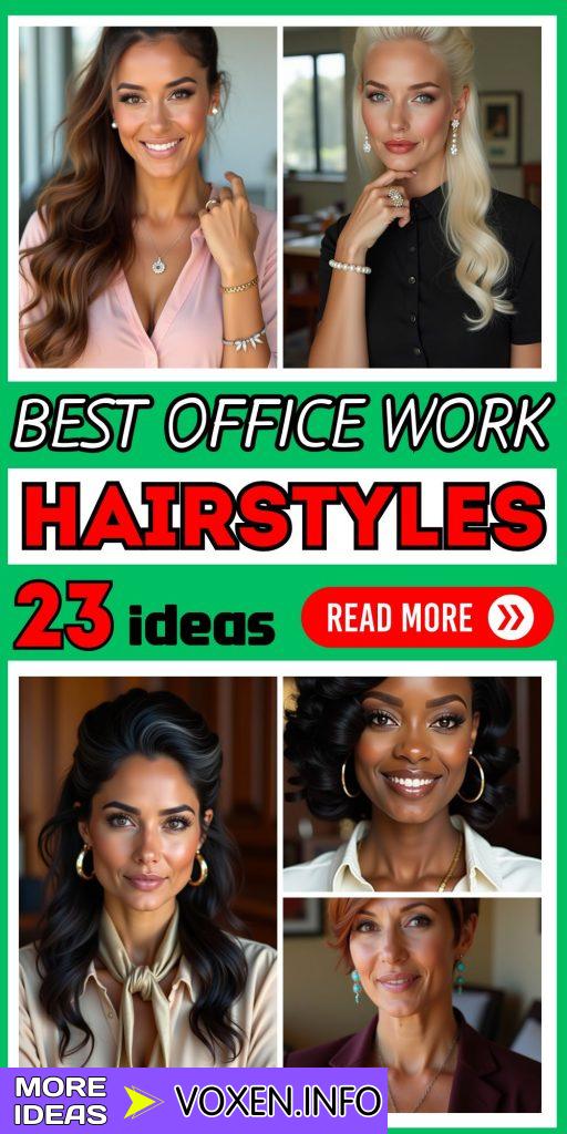 23 Classy Hairstyles Perfect for Office Work