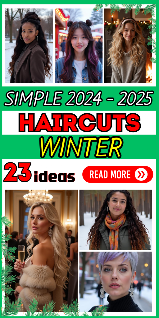 23 Simple Winter Hairstyles for 2024-2025 – Perfect for Formal Dances and Casual Events