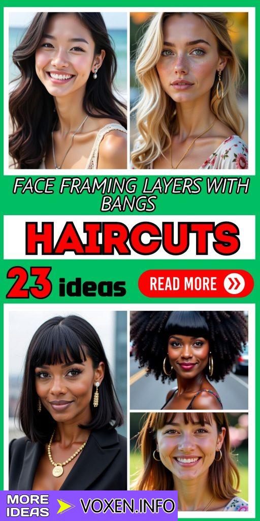 23 Discover the Best Face Framing Layers with Bangs for Every Hair Type