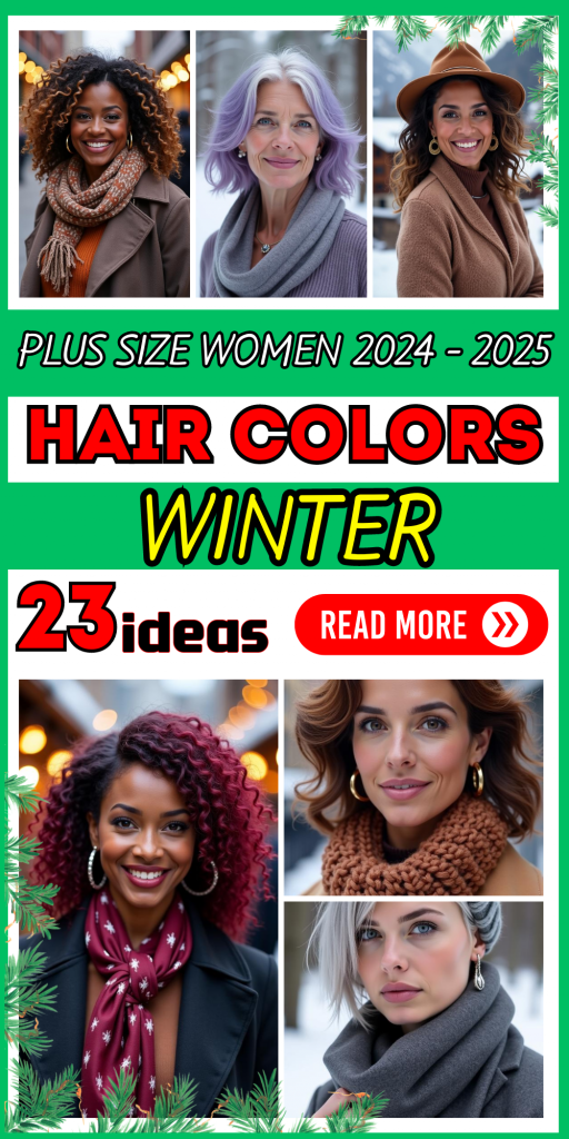 Top Winter Hair Color Trends for Plus Size Women (2024-2025 Edition)