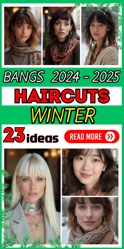 23 Top Winter Haircuts with Bangs for 2024-2025: Styles to Try This Season