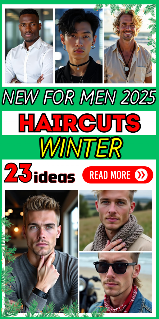 23 Top New Men’s Haircuts for 2025: Stay on Trend!