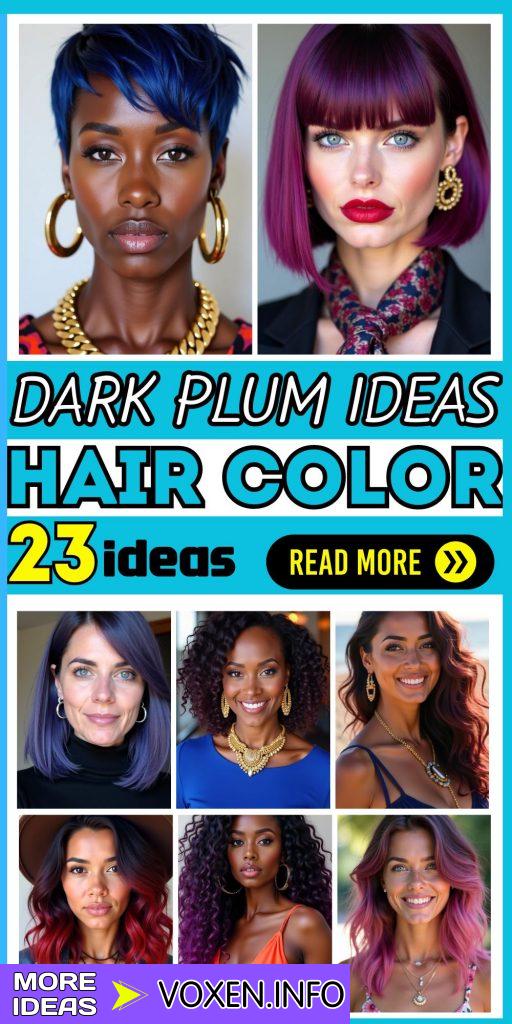 23 Bold Dark Plum Hair Color Ideas for a Stunning Transformation