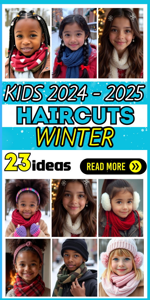 23 Top Winter Hairstyles for Kids 2024-2025: Trendy and Cozy Ideas