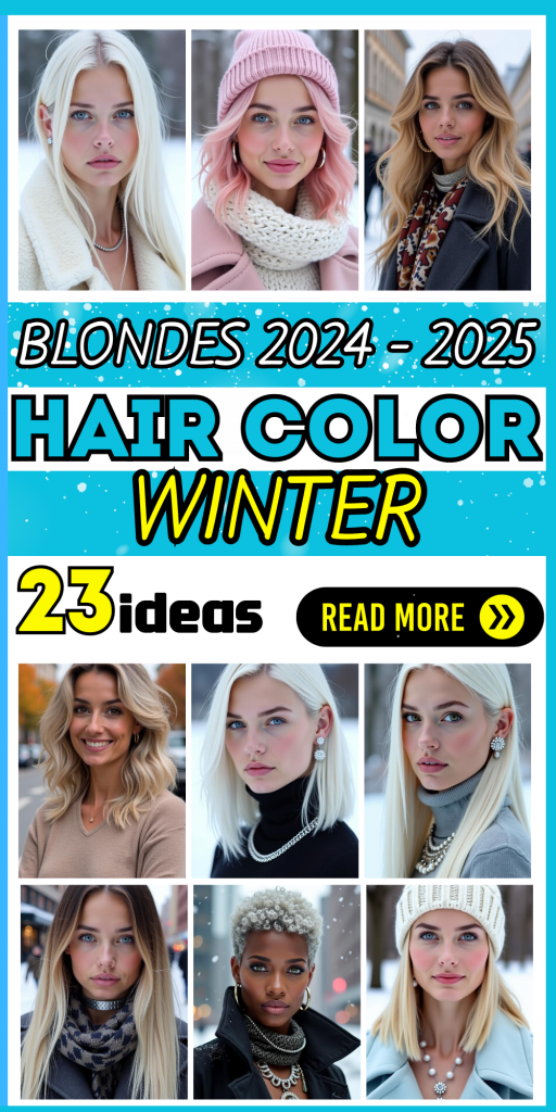 23 Top Winter Hair Color Trends for Blondes 2024-2025: Icy Blondes, Lowlights, and More