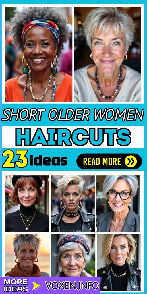 23 Best Short Haircuts for Older Women Over 50 – Stylish and Easy to Manage