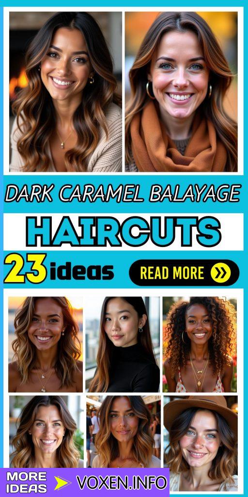 23 Dark Caramel Balayage: The Hottest Hair Trend for Brunettes in 2024