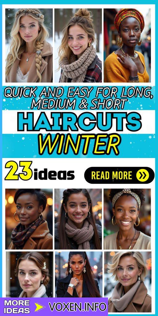 23 Quick and Easy Winter Hairstyles for Long, Medium & Short Hair – Step-by-Step Tutorials