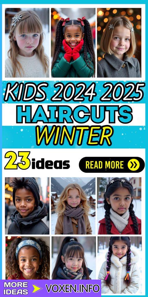 23 Best Winter Hairstyles for Kids 2024-2025: Trendy and Practical Looks for Boys and Girls