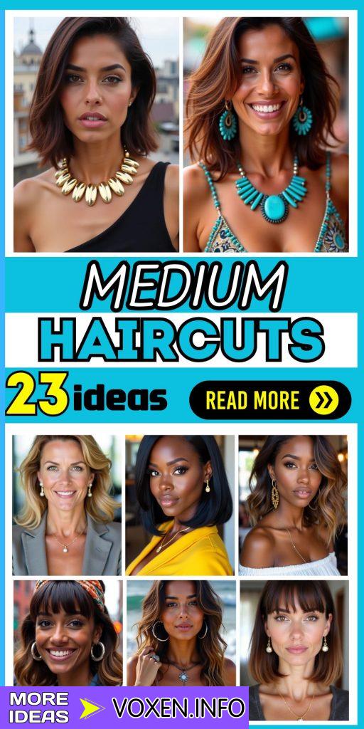 23 Trendy Medium Hair Cuts for Every Face Shape – Perfect Styles for Summer and Beyond