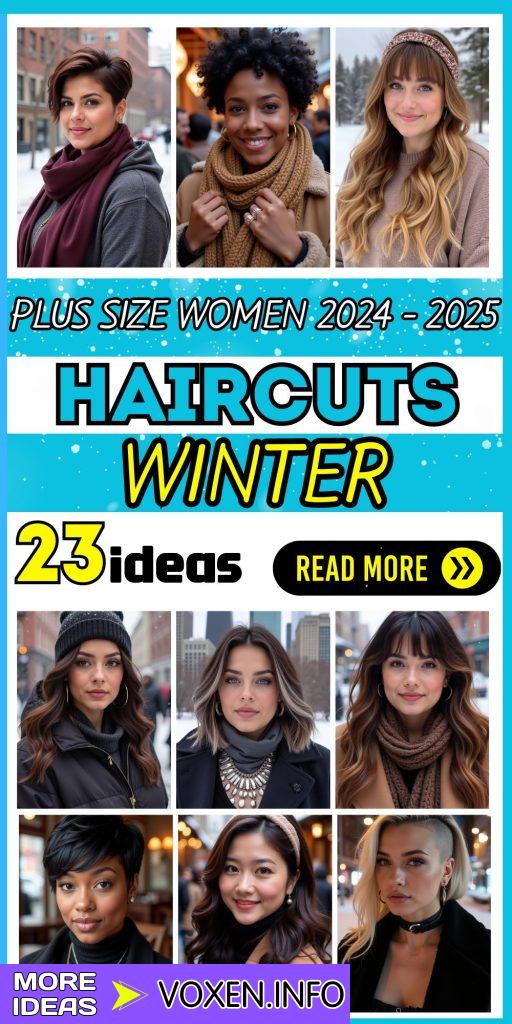 23 Top Winter Haircuts for Plus-Size Women 2024-2025: From Classic Bobs to Edgy Pixie Cuts