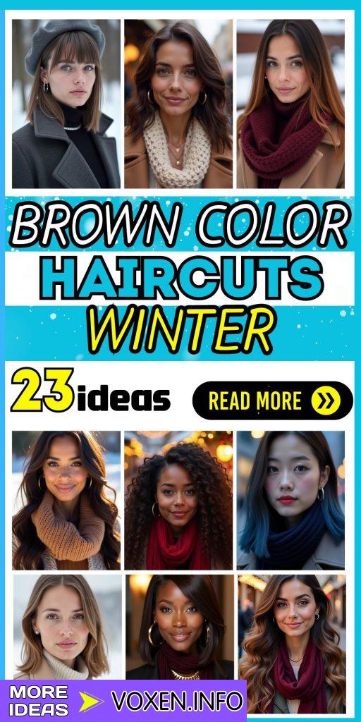 23 Stunning Winter Brown Hair Colors for Brunettes: From Balayage to Highlights & More