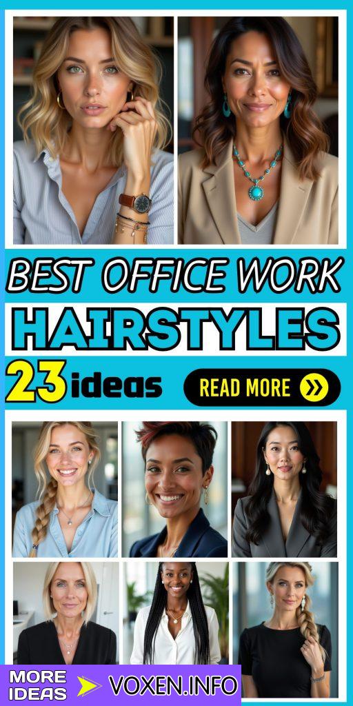 23 Classy Hairstyles Perfect for Office Work