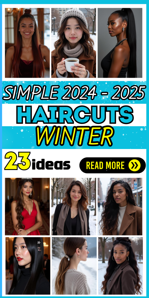 23 Simple Winter Hairstyles for 2024-2025 – Perfect for Formal Dances and Casual Events