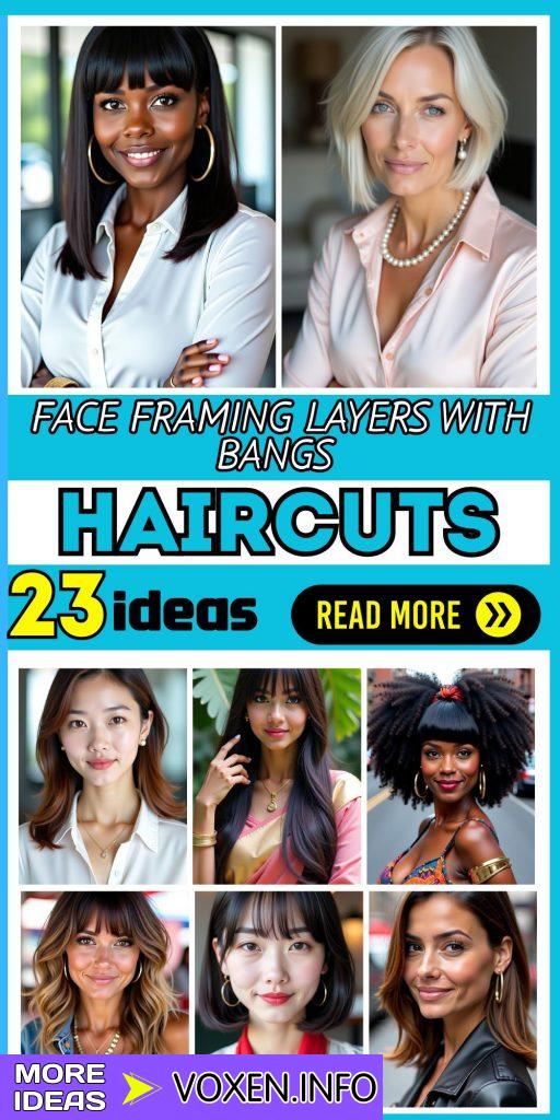 23 Discover the Best Face Framing Layers with Bangs for Every Hair Type