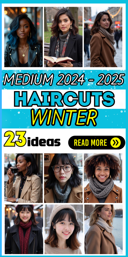 23 Top Winter Medium Haircuts for 2024-2025 That Suit Round Faces