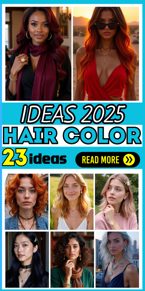 23 Top Hair Color Ideas for 2025: From Bold to Subtle, Perfect Shades for Every Style