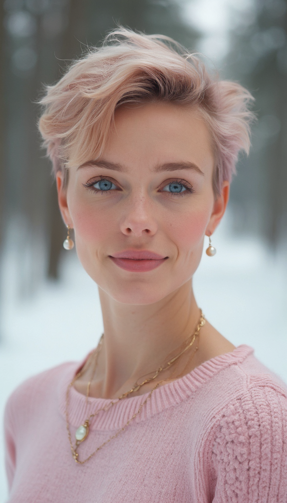 23 Bold Short Winter Haircuts for 2024-2025 with Stunning Hair Color Ideas