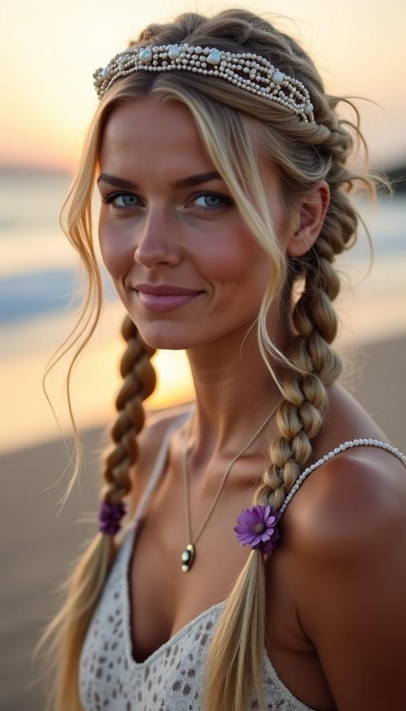 23 Stunning Half Up Half Down Pigtails Hairstyles You Have to Try!