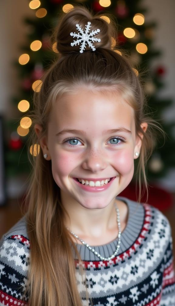 23 Cute Christmas Hairstyles for Kids, Teens & Women – Easy Holiday Looks for All Hair Types