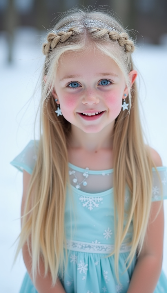 23 Festive Christmas Hairstyles for Kids | Holiday Hair Ideas