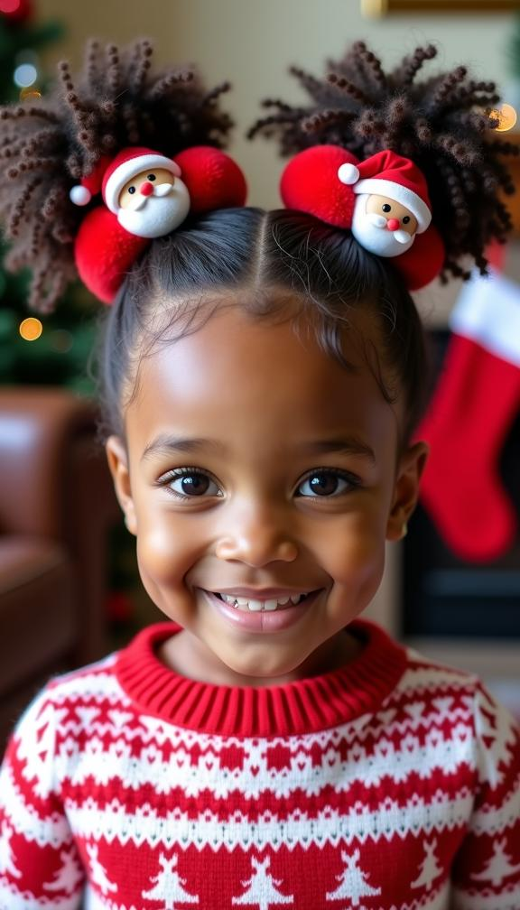 23 Stunning Christmas Hair Accessories Ideas for Women and Kids