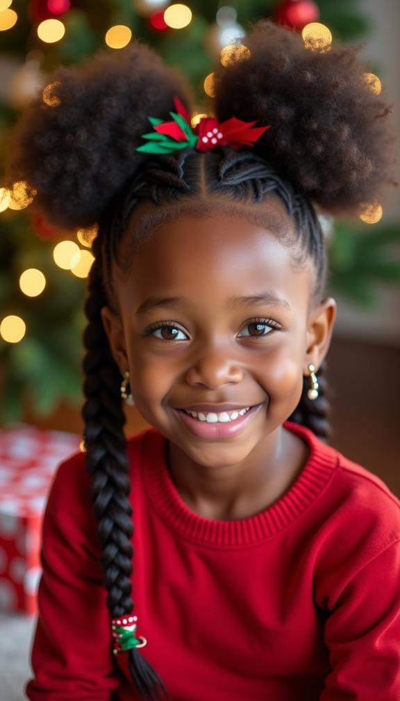 23 Cute Christmas Hairstyles for Kids, Teens & Women – Easy Holiday Looks for All Hair Types