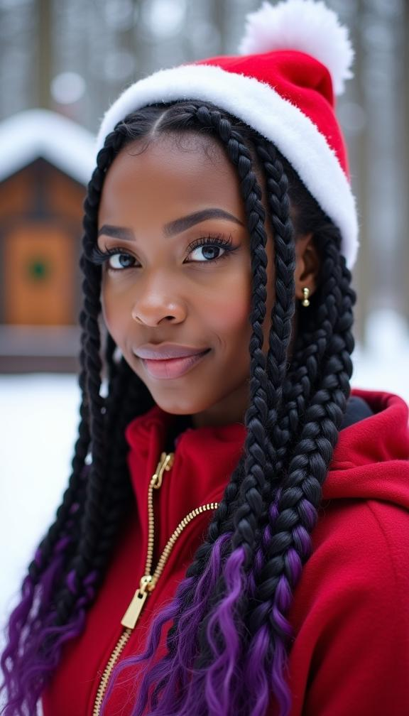 23 Stunning Christmas Hat Hairstyles for a Festive Look This Holiday Season