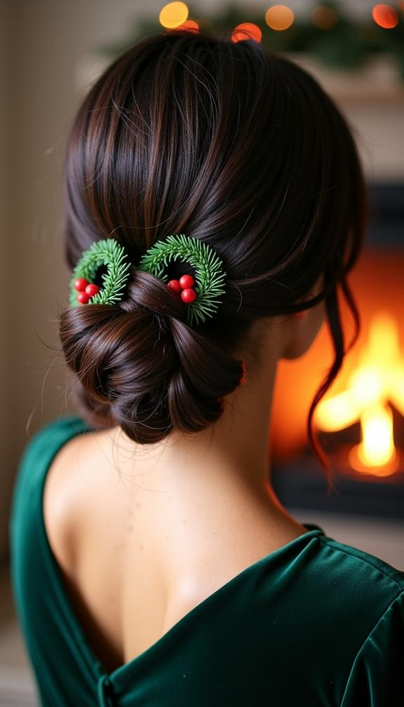 23 Stunning Christmas Hair Accessories Ideas for Women and Kids