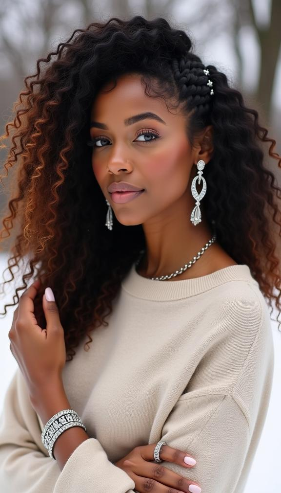 23 Stunning Christmas Hairstyles for Black Women – Braids, Wigs, and Natural Hair Ideas