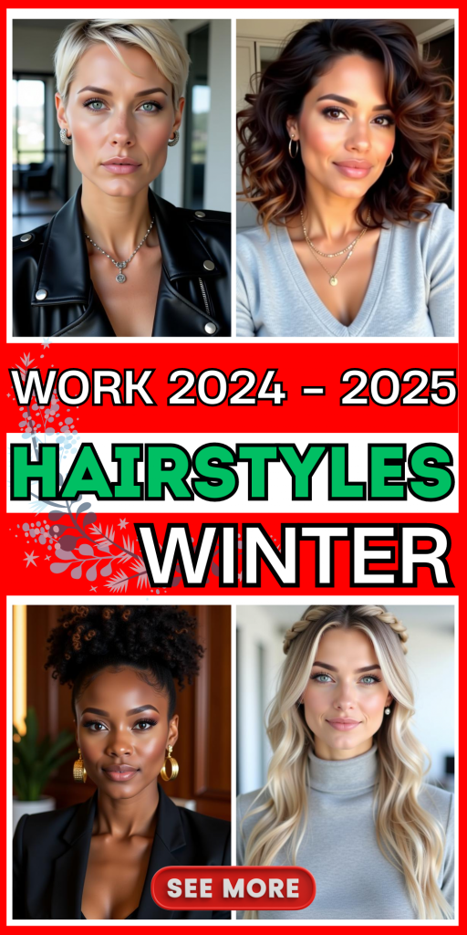 23 Top Winter Hairstyles for Work 2024-2025: Sleek, Stylish, and Professional