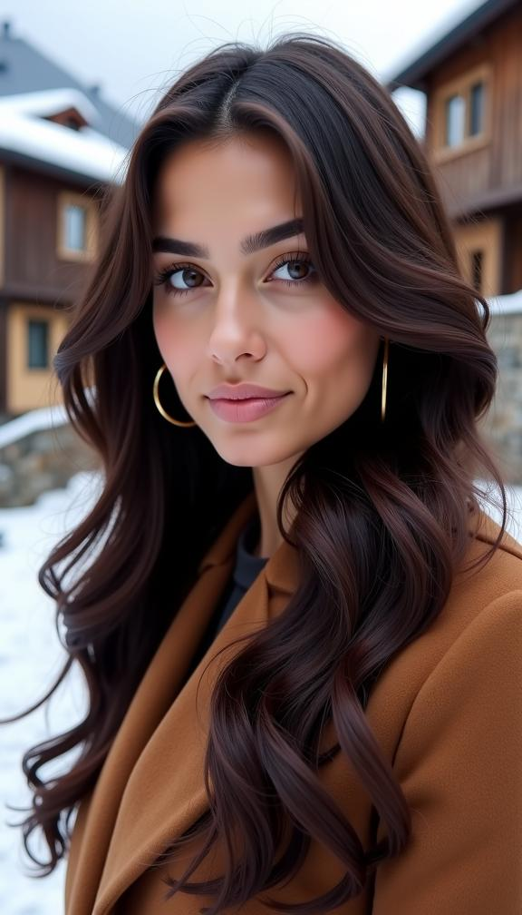 23 Dark Winter Hair Colors 2024-2025: Top Trendy Brunette Shades with Highlights & Balayage