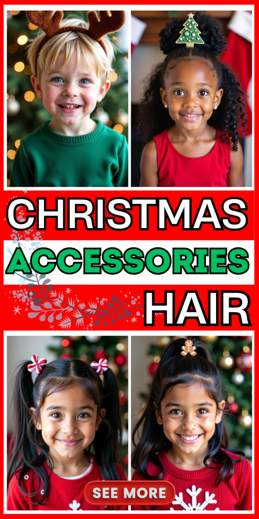 23 Stunning Christmas Hair Accessories Ideas for Women and Kids