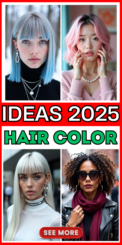 23 Top Hair Color Ideas for 2025: Bold and Beautiful Shades for Every Hair Type