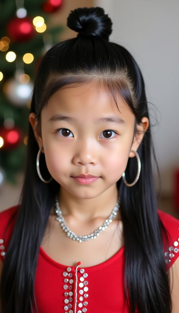 23 Festive Christmas Hairstyles for Kids | Holiday Hair Ideas