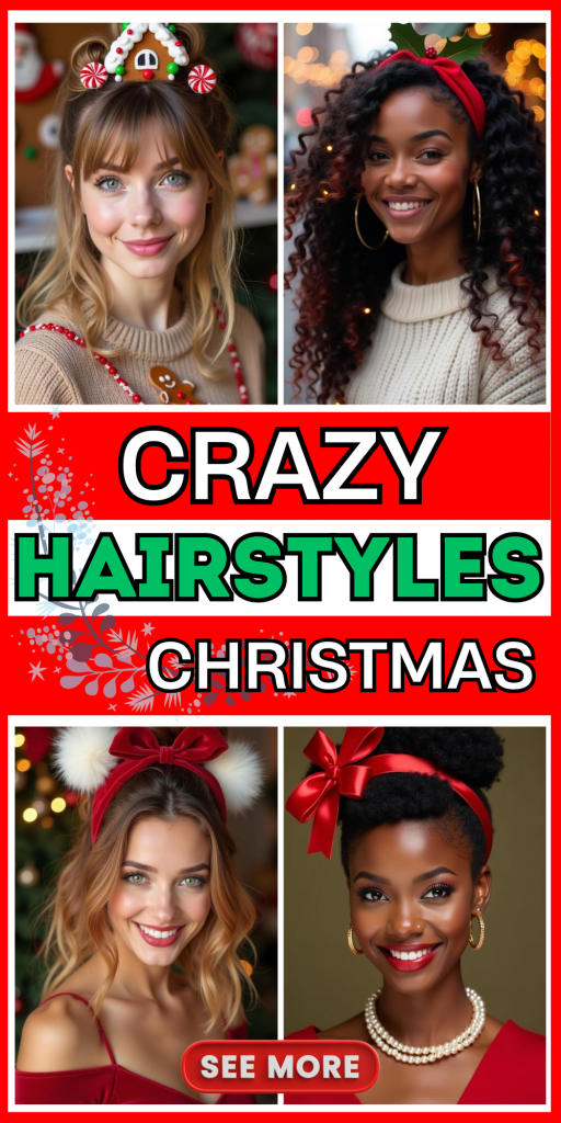 23 Crazy Christmas Hairstyles to Rock This Holiday Season