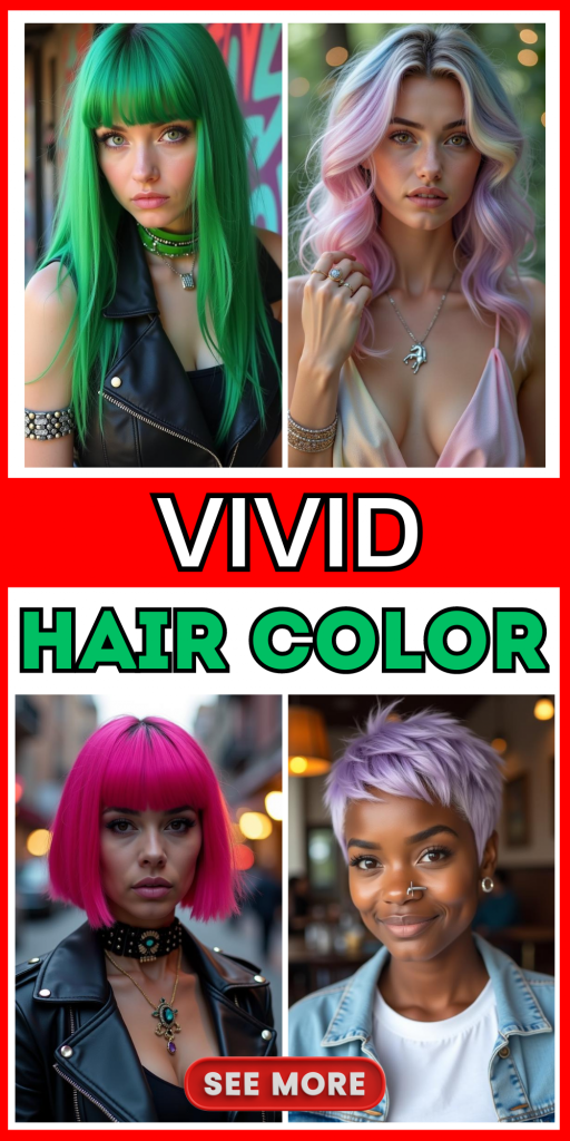 23 Vivid Hair Color Ideas for Short, Long, and Pixie Cuts: Bold Hues and Placement Inspiration