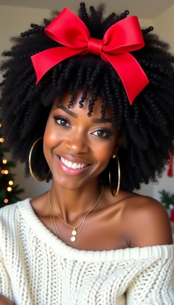 23 Stunning Christmas Hairstyles for Black Women – Braids, Wigs, and Natural Hair Ideas