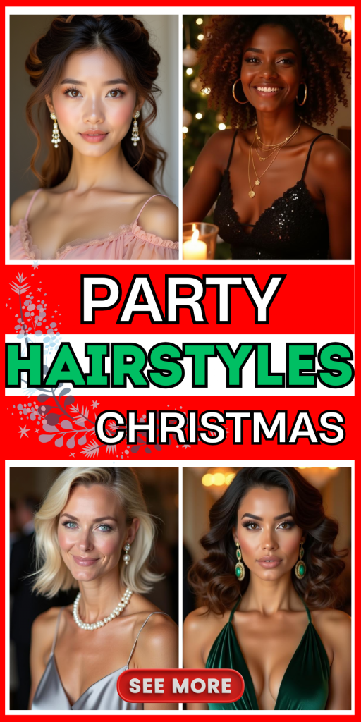 23 Stunning Christmas Party Hairstyles for Every Hair Length