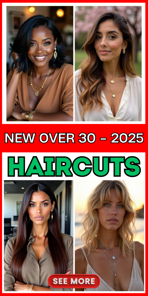 23 Trendy Haircuts for Women Over 30 in 2025: 23 Modern Styles for a Fresh Look