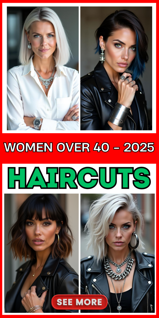 23 Top New Haircuts for Women Over 40 in 2025: Trendy and Flattering Styles